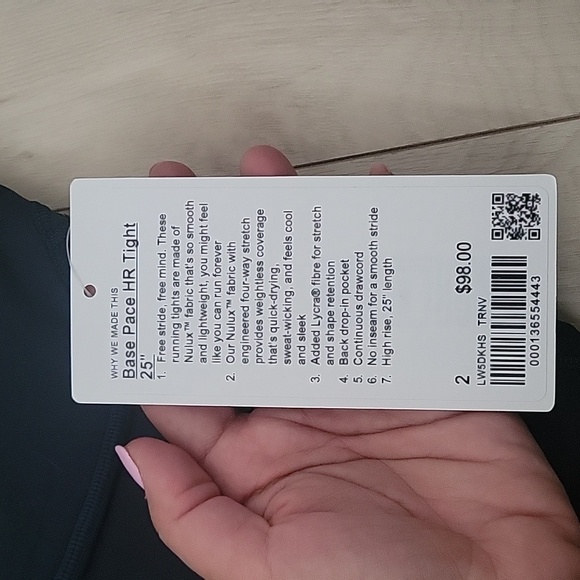 Lulu lemon 25" leggings - Picture 2 of 2